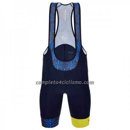 Pantaloncino con bretelle Trionfo 2023 Tour de France Blu